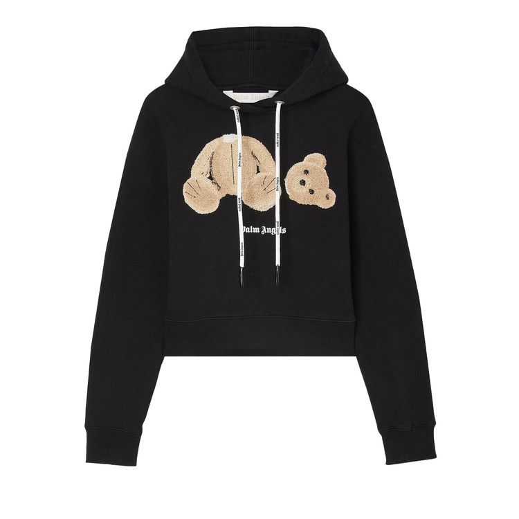Buy Palm Angels Bear Hoodie 'Black/Brown