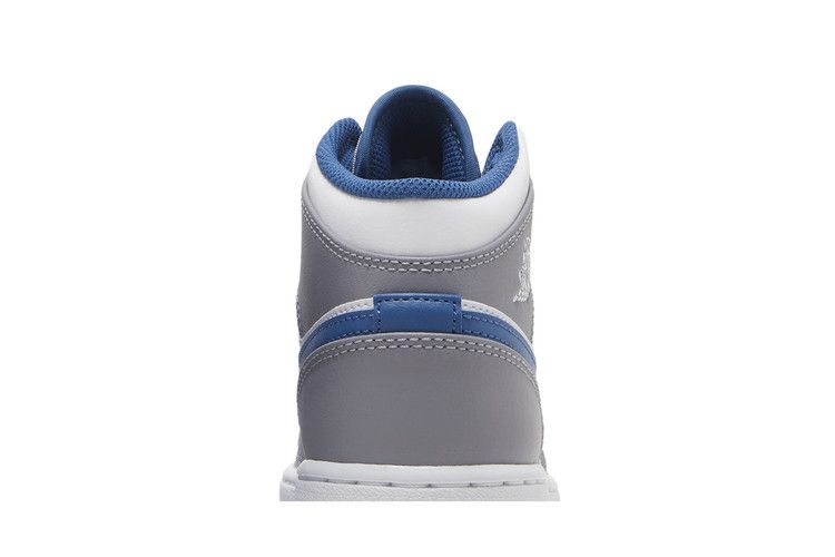 Air Jordan 1 Mid Gs Cement True Blue
