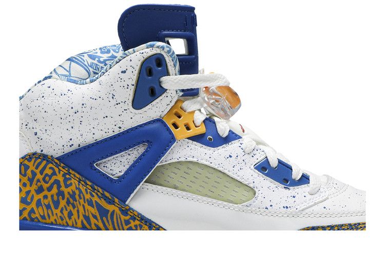 Jordan spizike blue and sales yellow