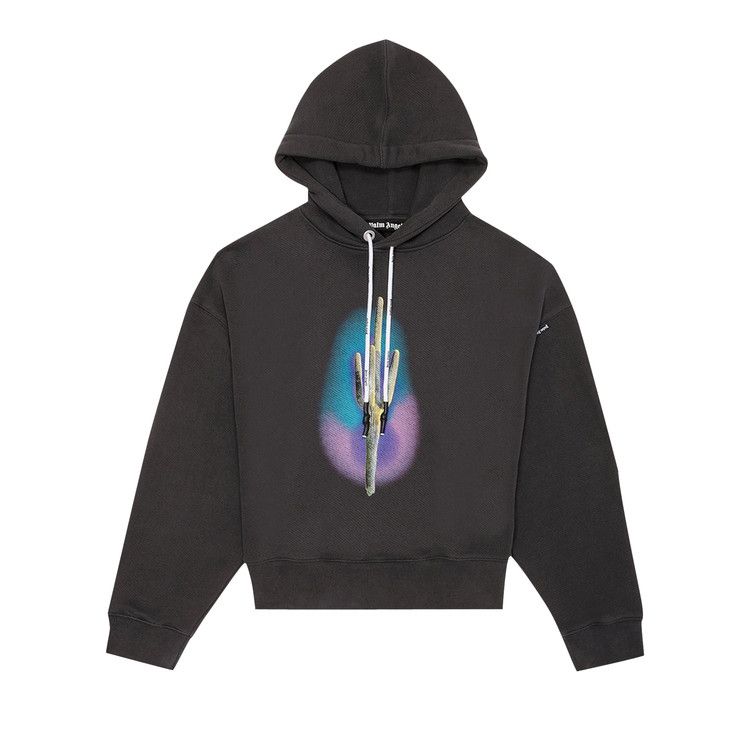 Palm Angels Cactus Hoodie Black/Green
