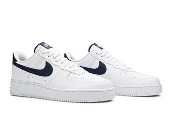 Air force 1 outlet navy blue swoosh