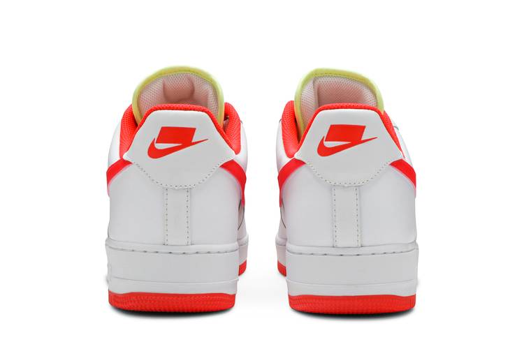 Nike Air Force 1 '07 LV8 1 Transparent White Crimson CI0060 102 Men Size 11