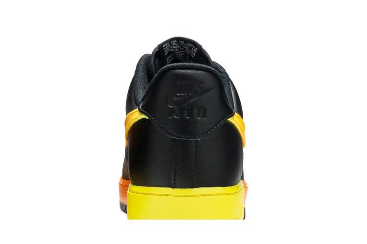 Nike Air Force 1 Low 07 LV 8 Black Orange Peel CJ0524-001 Men's Size 9