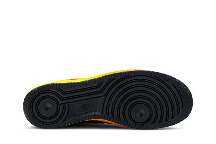 Nike Air Force 1 Low 07 LV 8 Black Orange Peel CJ0524-001 Men's Size 13