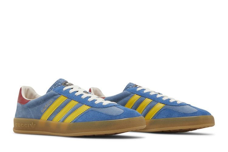 Gucci X Gazelle Light Blue Suede