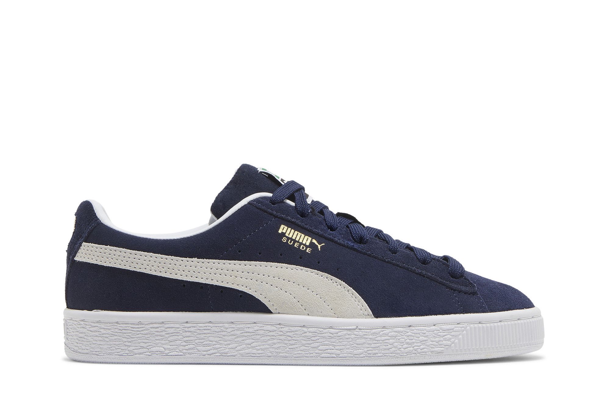 Pre-owned Puma Suede Classic 21 Jr 'peacoat' In Blue