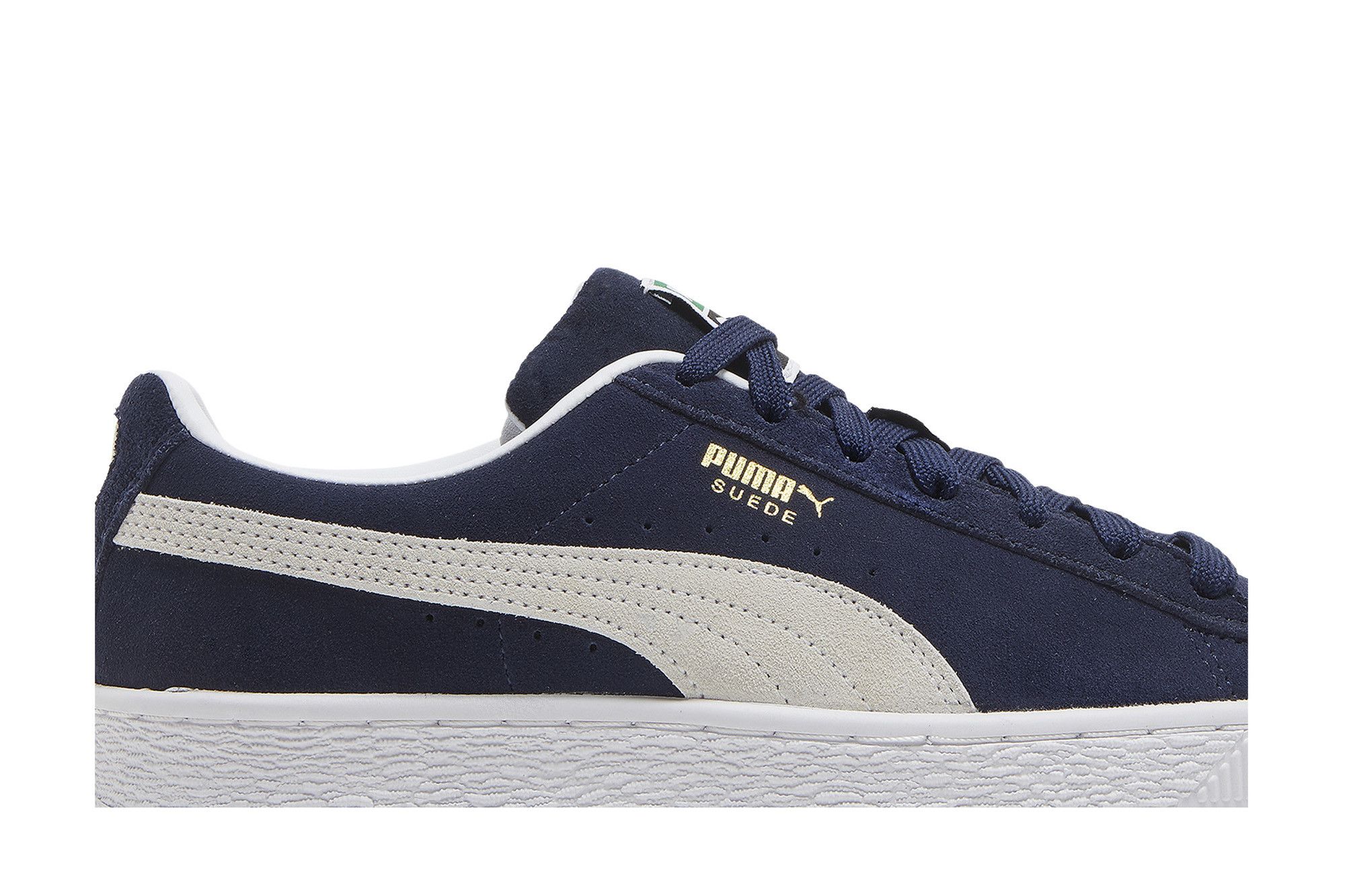 Pre-owned Puma Suede Classic 21 Jr 'peacoat' In Blue