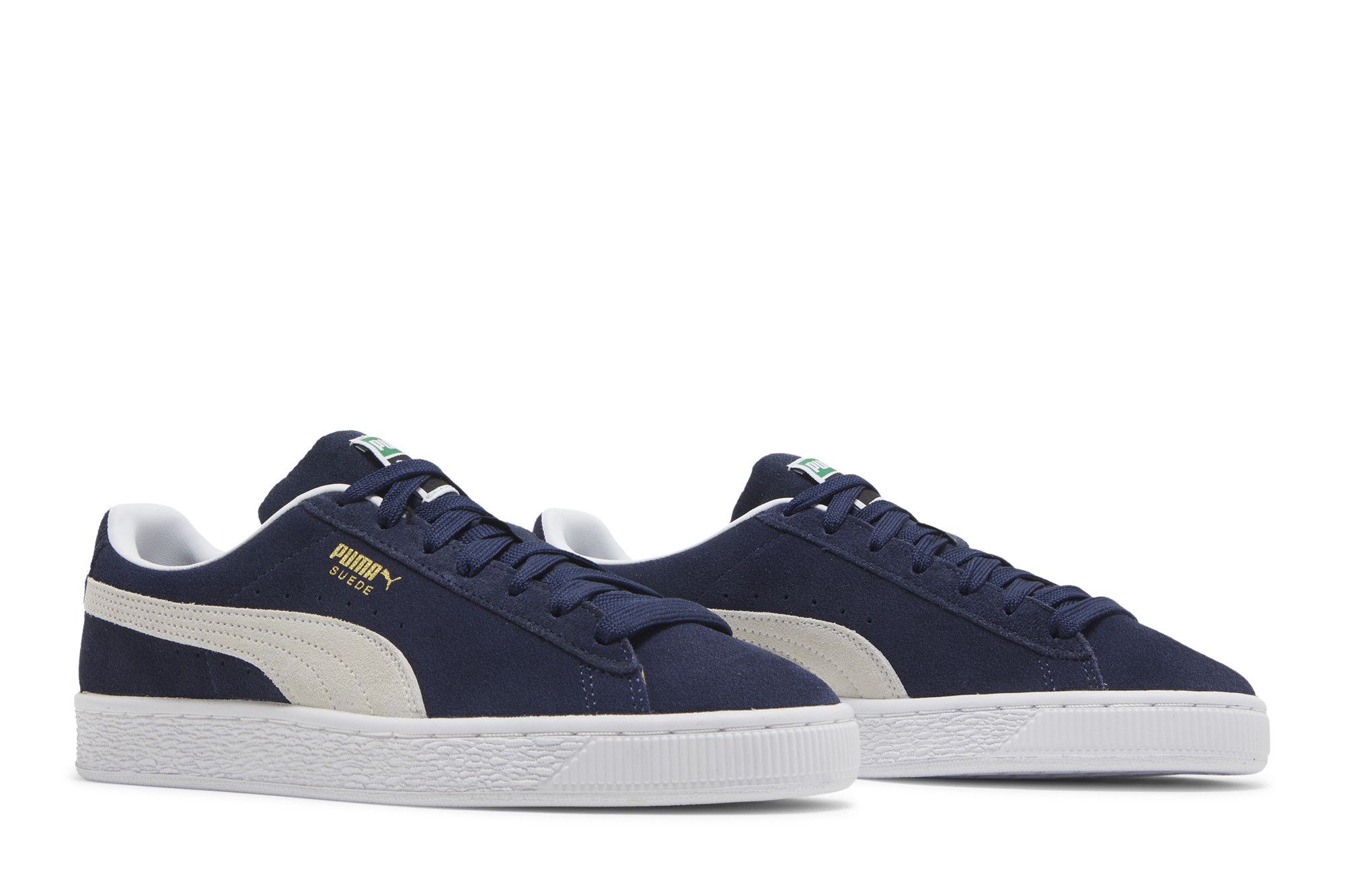 Pre-owned Puma Suede Classic 21 Jr 'peacoat' In Blue