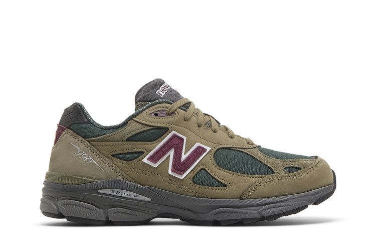 New Balance 990v3 MiUSA Teddy Santis Green Purple - Thumbnail 2