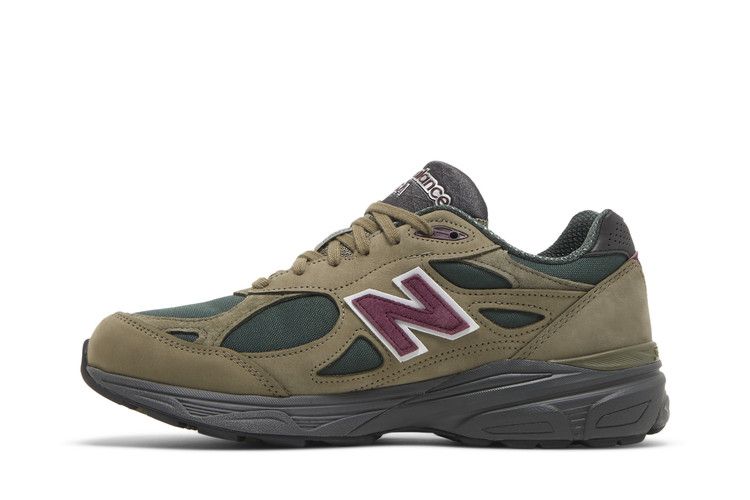 New Balance 990v3 MiUSA Teddy Santis Green Purple - Thumbnail 4