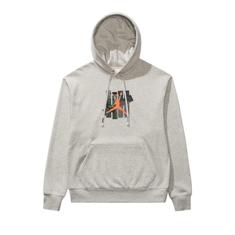 Air Jordan X Undefeated Strikes Hoodie Grey Heather