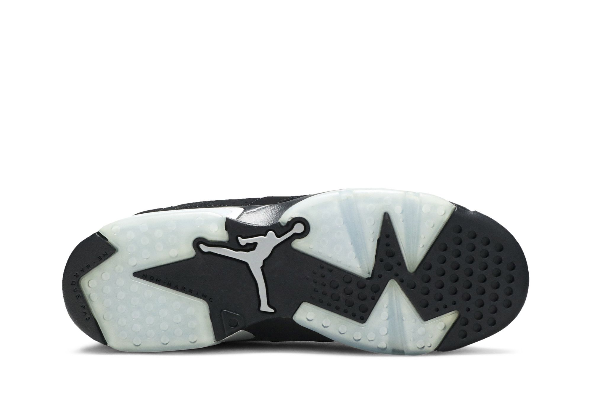 Pre-owned Air Jordan 6 Retro Low Bg 'chrome' In Black