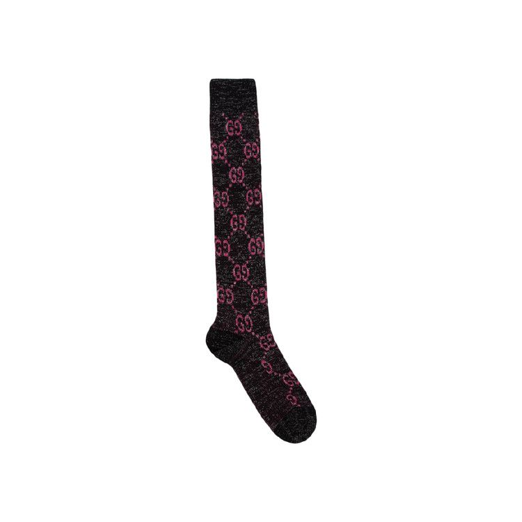 Buy Gucci GG Signature Socks 'Black/Pink' - 476525 3G199 1072 | GOAT