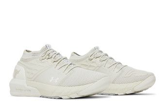 WMNS) Under Armour Project Rock 2 'Onyx White' 3022398-103