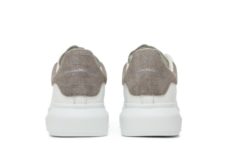 Alexander McQueen Oversized Sneaker Lead Crocodile