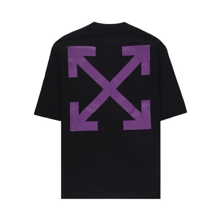 Off-White Arrow Caravaggio Mercy T-Shirt Black/Purple/Multi
