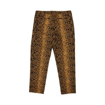 パンツ Dries Van Noten High-Waisted Snake Print Trousers With Dries Van Noten High-waisted Snake Print Trousers With