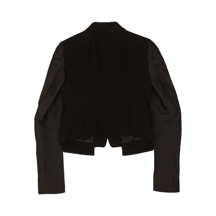 Buy Rick Owens Alice Wool Blend Blazer Jacket 'Black