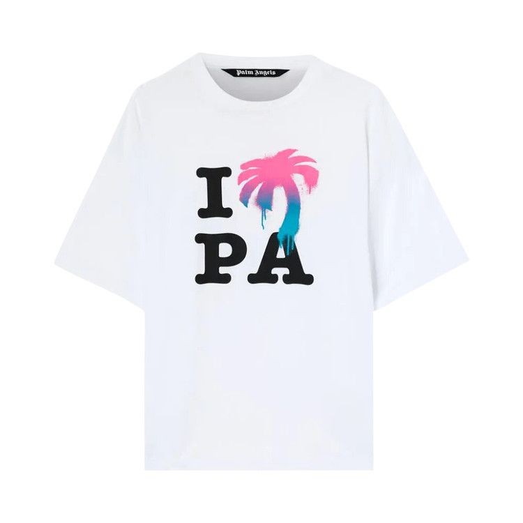 Buy Palm Angels I Love PA Classic T-Shirt 'White