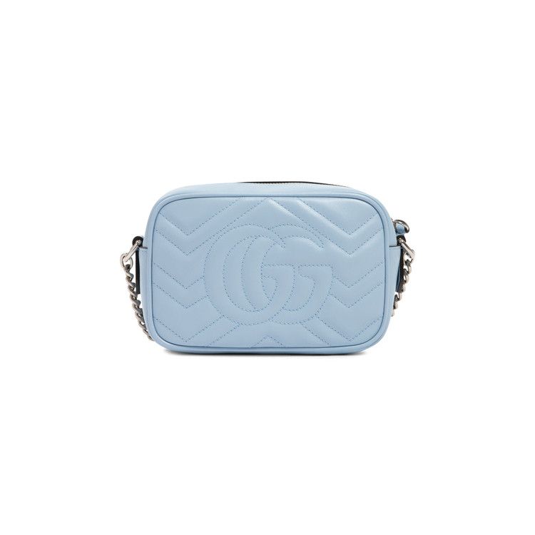 Gucci Gg Marmont Matelassé Mini Bag Pastel Blue