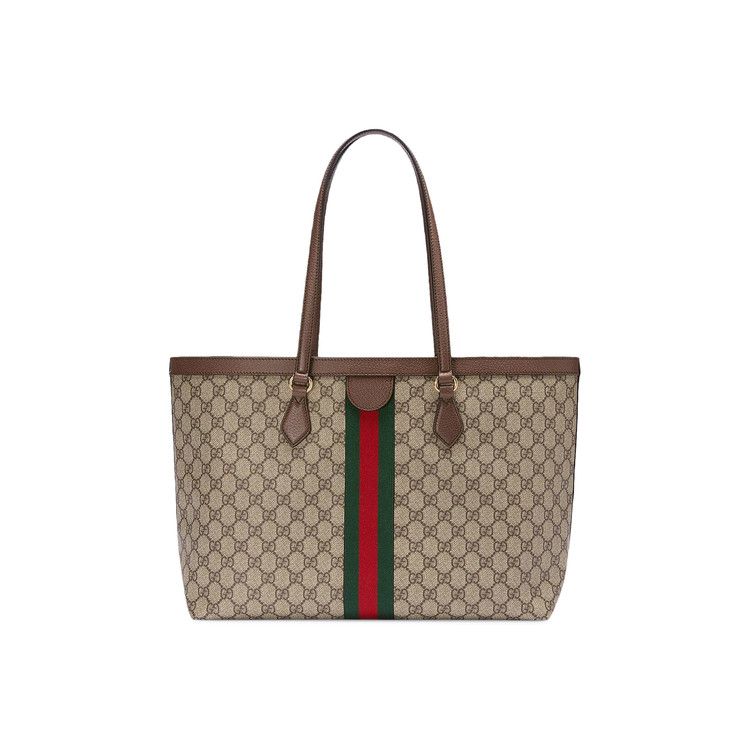 Gucci Ophidia Gg Medium Tote Beige/Ebony