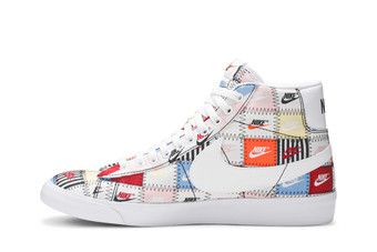 nike blazer high patchwork