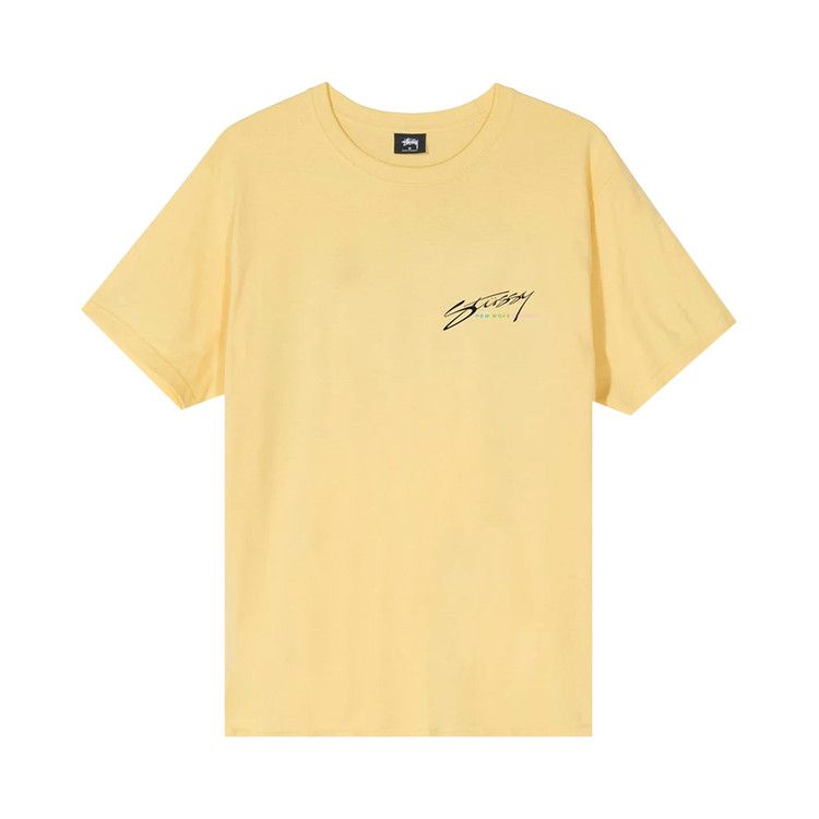 Stussy New Wave Designs T-Shirt Yellow