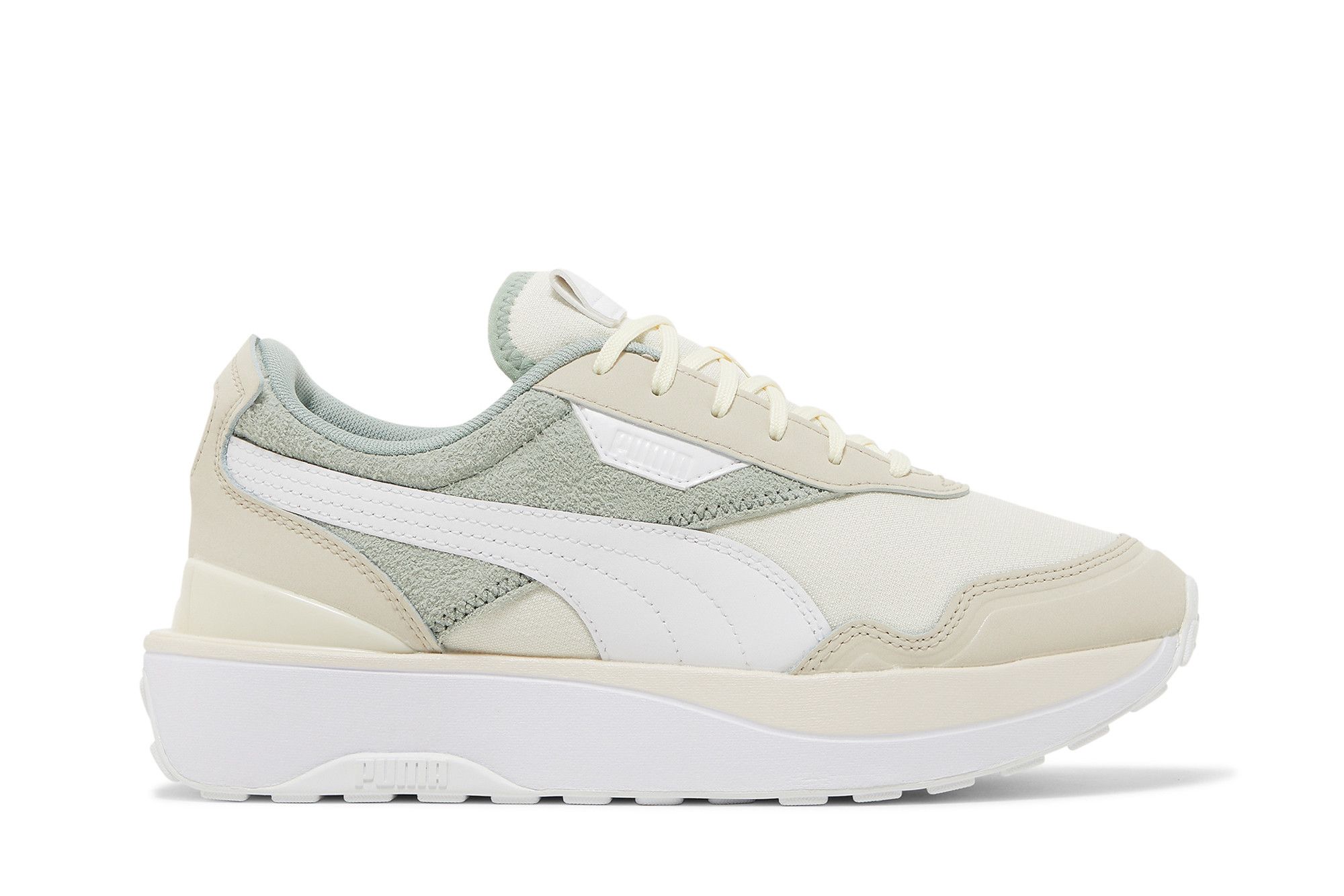 Pre-owned Puma Wmns Cruise Rider Soft 'white Peyote'