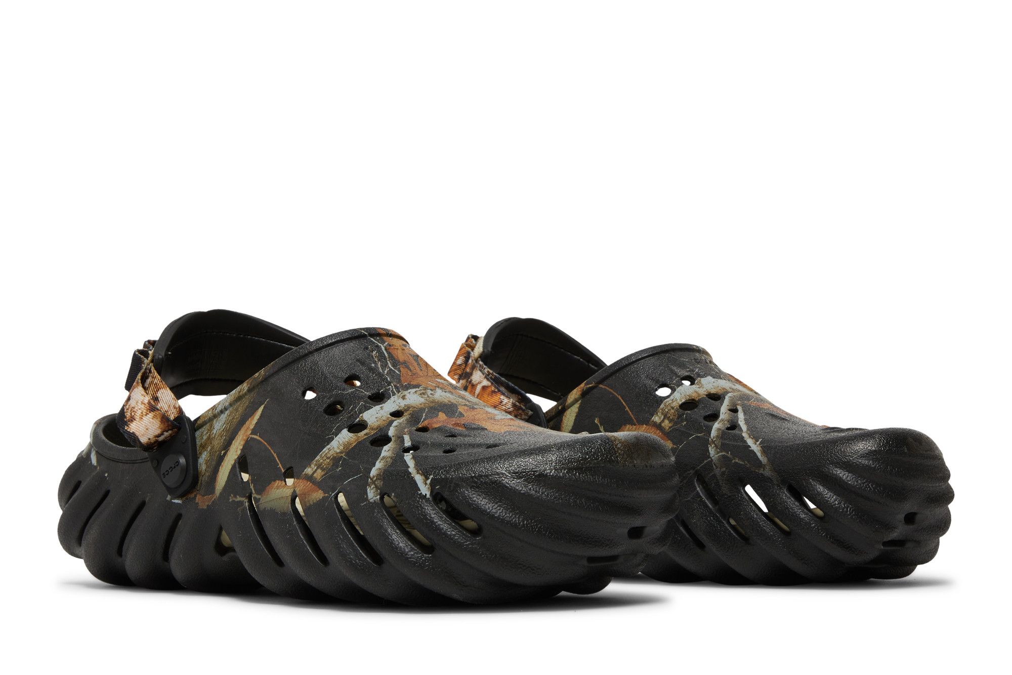 Pre-owned Crocs Realtree X Echo Clog 'edge Camo - Black'