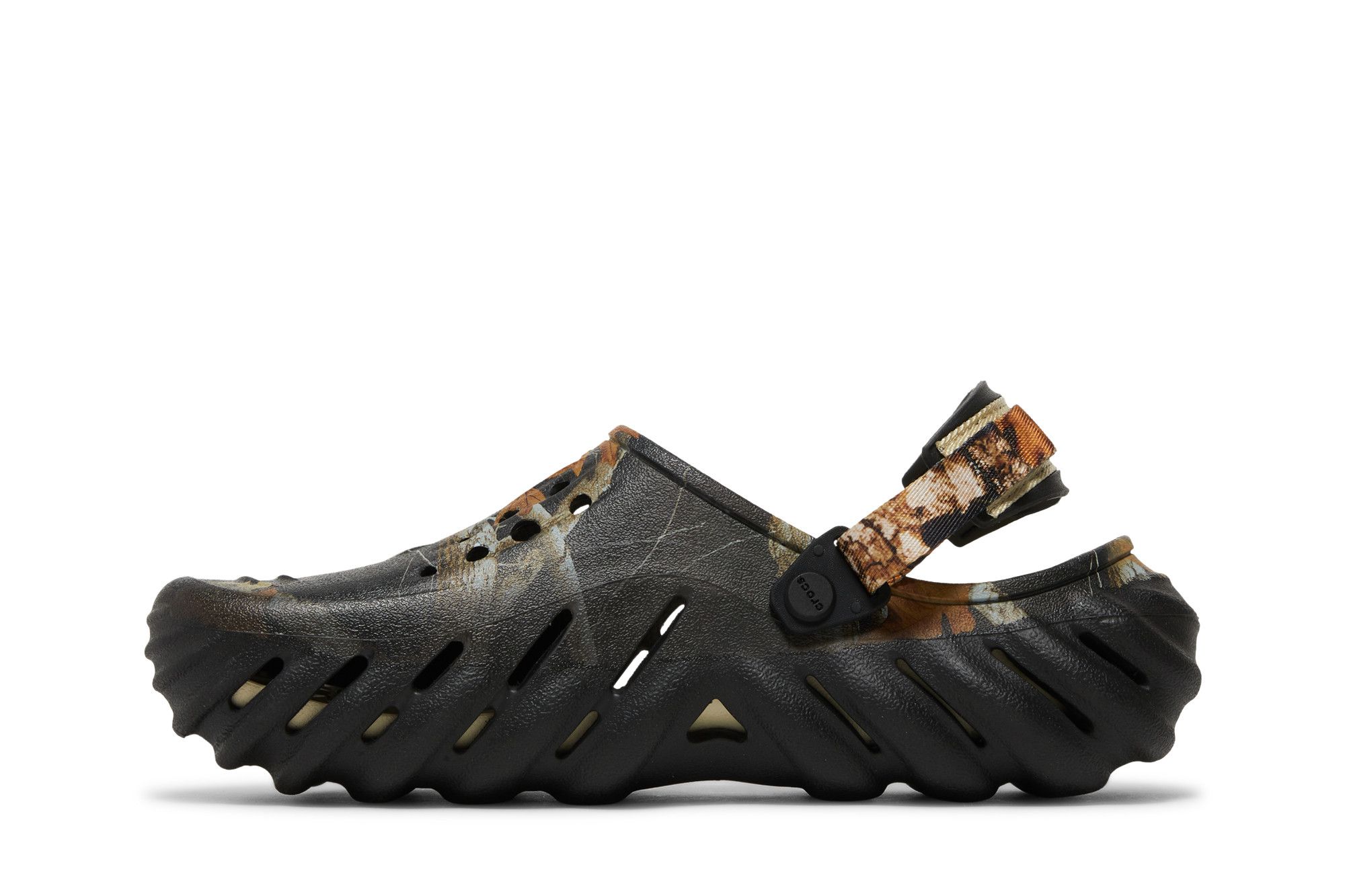 Pre-owned Crocs Realtree X Echo Clog 'edge Camo - Black'