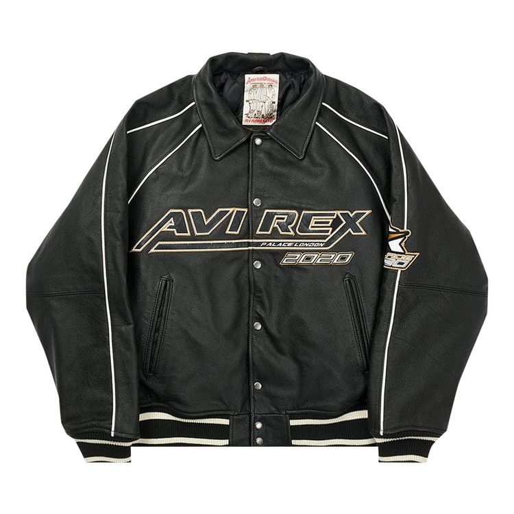 palace avirex ビーニー　黒 Palace Avirex Hood Black Men's - FW24 - US