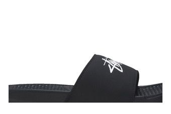 【Nike x Stussy】Benassi Slide Off Noir◆CW2787-001◆ Stussy x Nike Benassi Off Noir/White Slides Size 13 CW2787