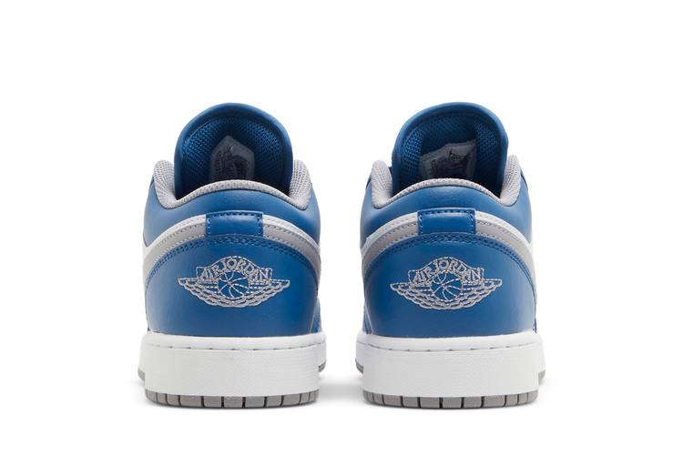 Buy Air Jordan 1 Low GS 'True Blue Cement' - 553560 412 | GOAT