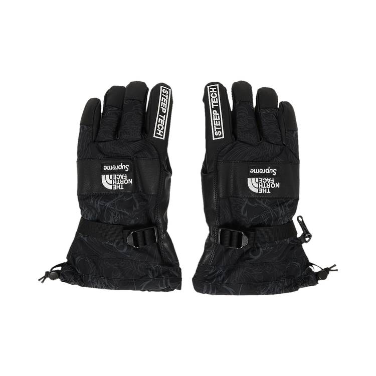 Supreme x The North Face Steep Tech Gloves 'Black Dragon'