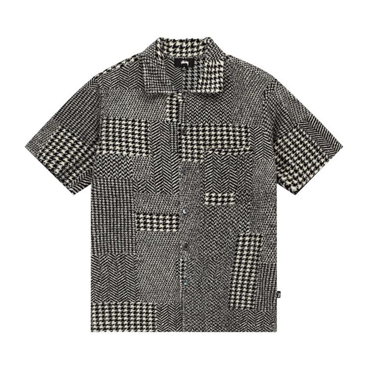 Buy Stussy Mixed Pattern Jersey Shirt 'Grey' - 1140327 GREY | GOAT