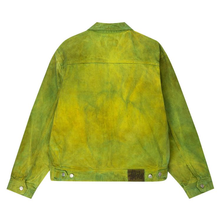 Stussy Wonderland Hand-Dyed Work Jacket Green