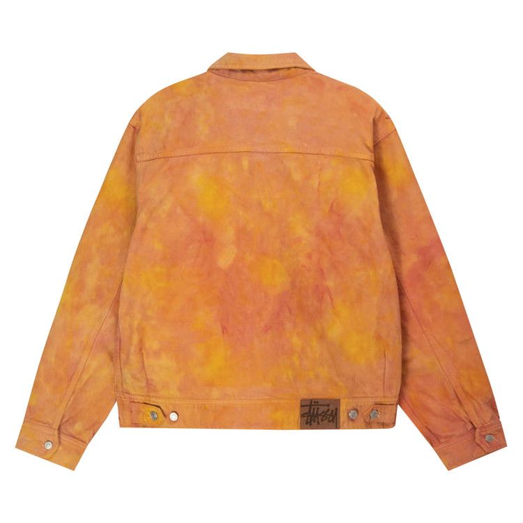 Stussy Wonderland Hand-Dyed Work Jacket Yellow/Pink