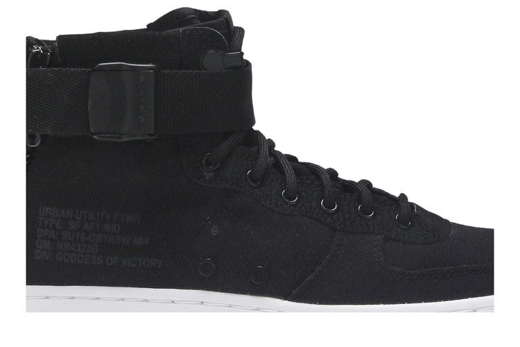 Buy SF Air Force 1 Mid GS Black AJ0424 004 GOAT UK