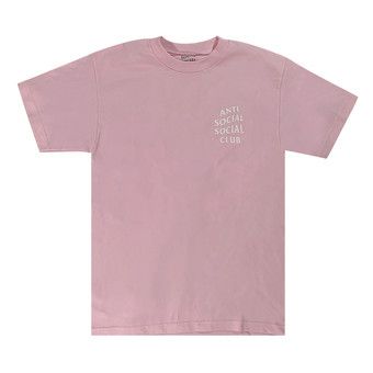 New Anti social social club Suzuka Tee sz L Pink ASSC logo