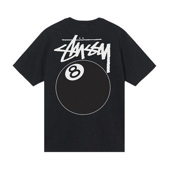 Buy Stussy 8 Ball Pigment Dyed Tee 'Black' - 1904864 BLAC | GOAT