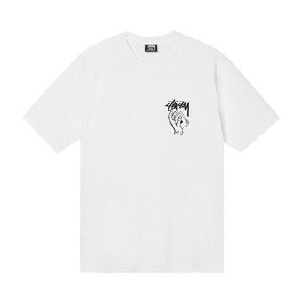 Tシャツ・カットソー Stussy Camelot Pigment Dyed Unisex Tee White Stussy Camelot Pig Dye Tee (White) – The Factory KL