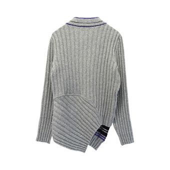 Buy Kiko Kostadinov Brutus Jumper 'Grey Melange/Aura' - KKAW22KN01