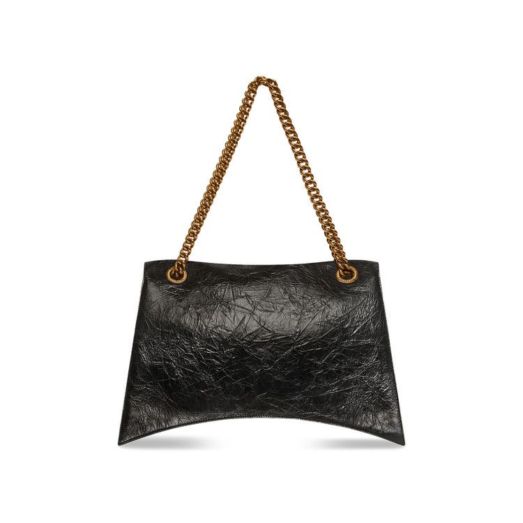 Buy Balenciaga Large Crush Chain Shoulder Bag 'Black