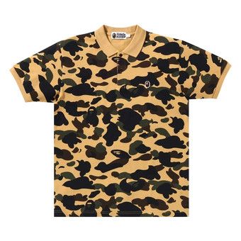 BAPE 1ST CAMO ONE POINT POLO最終値下げ‼️ Buy BAPE 1st Camo One Point Polo 'Yellow' - 1I30 112 004