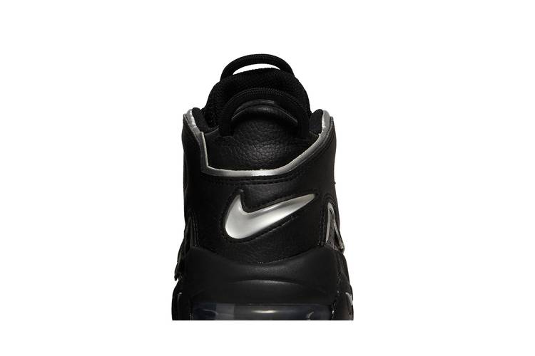 DN8008 - custom nike shoes in size 15 inches conversion - Nike Air More  Uptempo 'Black Metallic Silver