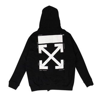 Buy Off-White Patches Zip-Up Sweatshirt 'Black