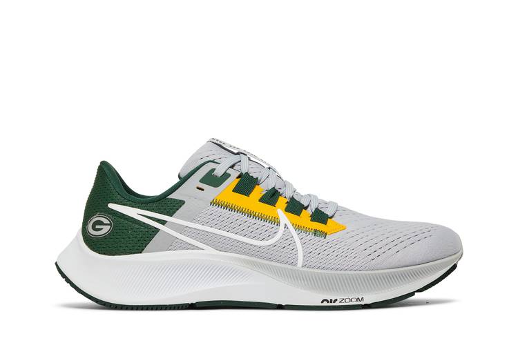 Nike Air Zoom Pegasus 38 Green Bay Packers Grey