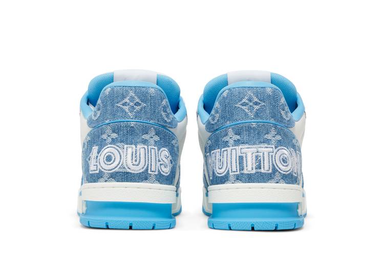 Louis Vuitton Trainer Monogram DENIM BLUE – LUXZILLA