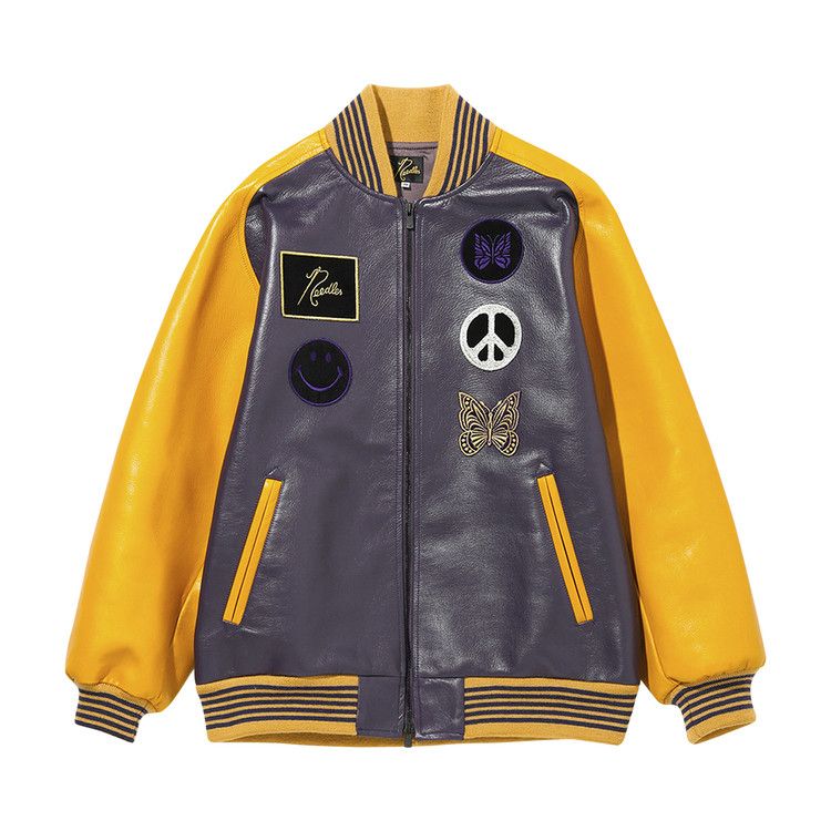 Needles Needles Varsity Jacket Animal Print Varsity Jacket Needles