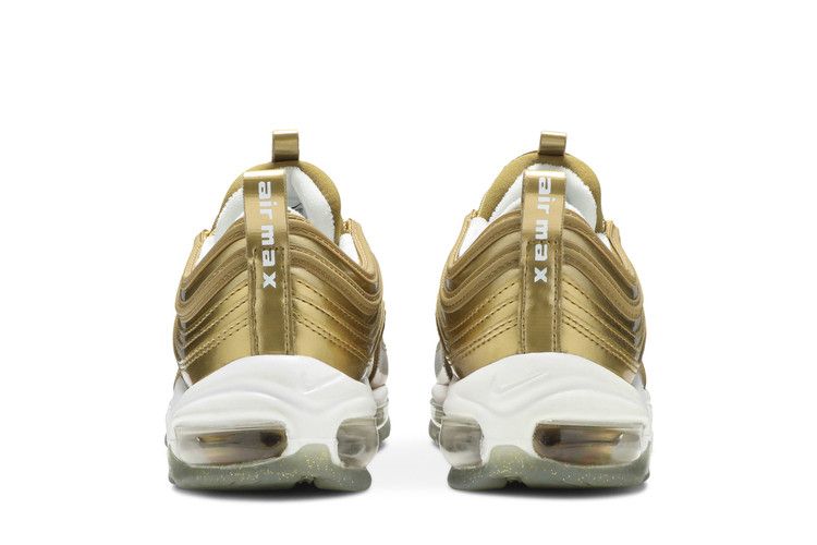 Nike 97 clearance gold and white